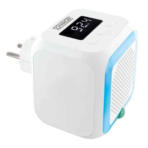 SCHWAIGER RAFM0100 Steckdosenradio - Radios mit integriertem Bewegungsmelder und Bluetooth-Funktion zum Streamen Ihrer Musik. Ideal fürs Badezimmer – wecken Sie sich mit Ihrem Lieblingssound!