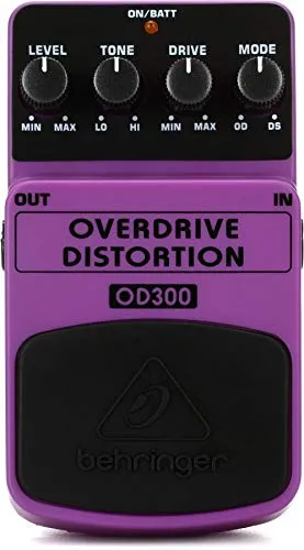 Behringer OD300 2-Mode Overdrive/Distortion Effektpedal Lila