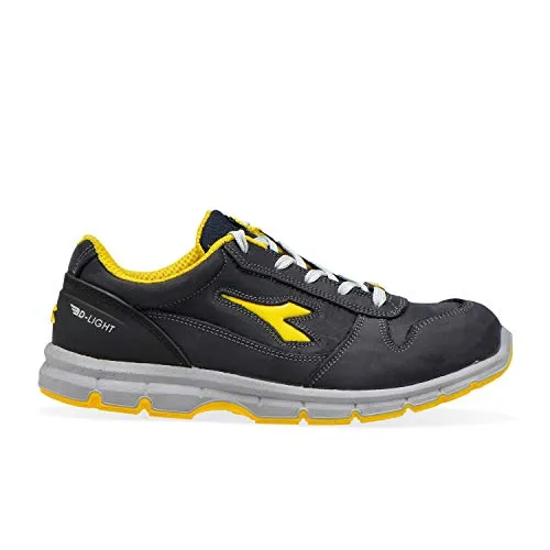 Diadora Unisex Run Low S3 SRC ESD - 46 EU - Herren Industrie & Handwerk Schuhe, atmungsaktives Mesh-Obermaterial und rutschfeste Sohle für optimalen Komfort und Sicherheit bei der Arbeit.