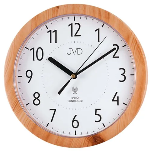 Moderne Funkwanduhr JVD RH612.7 - Zeitloses Design - Wohnaccessoires mit modernem Funkmechanismus für präzise Zeitangabe und stilvolle Wandgestaltung.