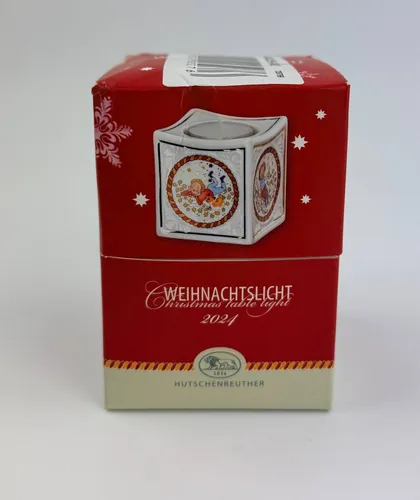 Hutschenreuther Sammelkollektion 2024 Weihnachtsleuchten Porzellanlicht - Nussknacker - Exklusives Porzellanlicht mit filigranen Weihnachtsmotiven und edlen Goldakzenten, ideal als festliches Geschenk oder zur Vervollständigung Ihrer Sammlung.