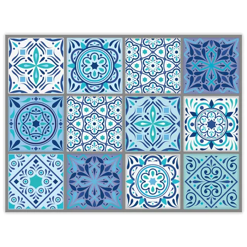 Tischsets Santorini Mandala I 30x40cm I Einweg Platzsets aus Papier I dv_998 100