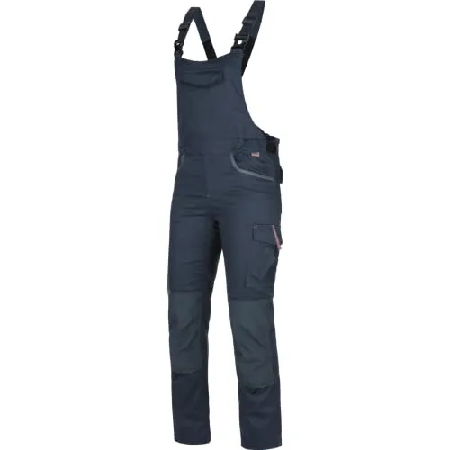 WÜRTH MODYF Arbeitslatzhose Stretch X - Bequeme Latzhose für Damen in Blau, Größe 36 - Latzhosen für Damen: Diese hochwertige Arbeitslatzhose bietet durch ihr Stretchmaterial maximale Bewegungsfreiheit und ist ideal für Gartenarbeiten und Handwerk.