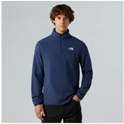 The North Face Glacier Fleece 1/4 Zip Jacket - Fleecepullover in Blau, Gr M - Hochwertiger Pullover aus 100% recyceltem Polyester, ideal für Alltag und Freizeit. Stylisches Design und angenehmer Stretch für optimale Bewegungsfreiheit.