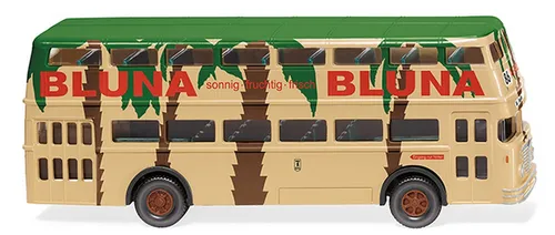 Wiking 072205 Doppeldeckerbus D2U (Büssing) "Bluna"