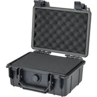 HMF Transportkoffer ODK100, wasserdicht mit Schaumstoff - Kamerataschen, robuster Hartschalenkoffer mit IP67 Wasserschutz, ideal für sicheren Transport von Kamera und Zubehör.