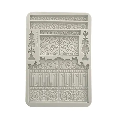 Stamperia - Silicon Mould A5 for Scrapbooking, Bullet Journals and More, Non-Stick Surface, Suitable for Air-Dry Clay, Resin and More, Perfect for Crafts and Gifting (Master of Magic, Gate)