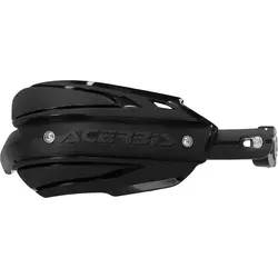 Acerbis Endurance-X Handschützer - Schwarz/Schwarz - Motorradzubehör mit ultra-durablem geschlossenen Handschutz, ideal für Enduro, Hard Enduro und Cross Country, bietet 5x mehr Widerstand und optimalen Schutz für Hände und Lenker.