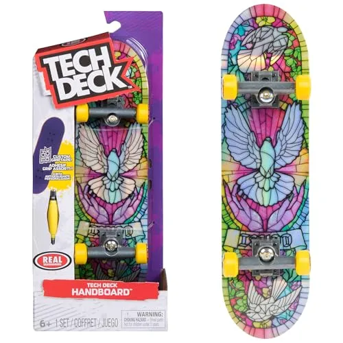 Handboard 27 cm - Real Skateboards - Cruiserboard für kreative Tricks und Hand-Akrobatik, ideal zur Verbesserung der Hand-Augen-Koordination und für stundenlangen Spaß.
