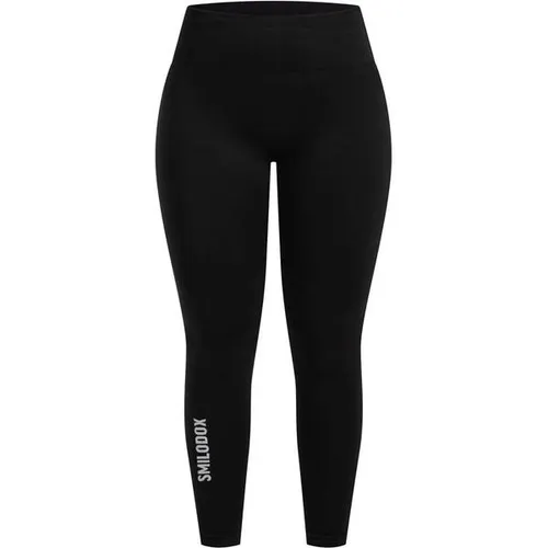 Smilodox Leggings Isalia - High Waist Booty Scrunch Sporthose - Stylische High Waist Leggings für Fitness und Freizeit. Blickdicht, mit Shaped Fit für optimalen Tragekomfort. Ideal für Yoga und Training. Größe XS, Farbe Schwarz.