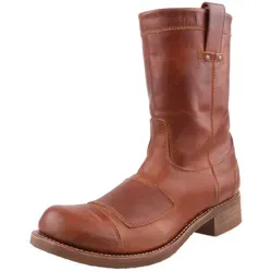 Sendra Boots 9807-Evolution Tang Lavado Rastro Stiefel – Herren Winterstiefel - Stylische Herren Stiefel aus hochwertigem Glattleder, mit 100% Lammfellfutter für warme Füße und grober Gummisohle für sicheren Halt. Handgefertigt in Spanien, einzigartiger Used-Look.