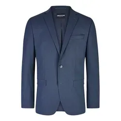 HECHTER PARIS 2-Knopf-Sakko in Blau, Größe 52 - Business- & Abendmode für Herren, zeitloses Design aus bequemem Material-Mix mit Schurwoll-Anteil für einen modernen Look.