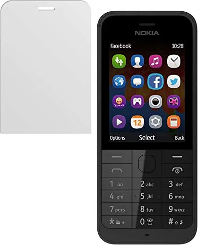 dipos I 6X Schutzfolie matt kompatibel mit Nokia 225 Folie Displayschutzfolie