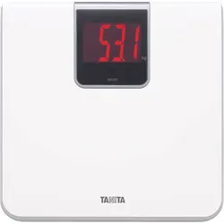 TANITA HD-395 Classic Digitale Personenwaage Weiß - Präzisionswaage mit extra großem LED-Display und stabiler Plattform. Einfach zu bedienen - einfach auf die Plattform tippen. Ideal für alle Benutzer.