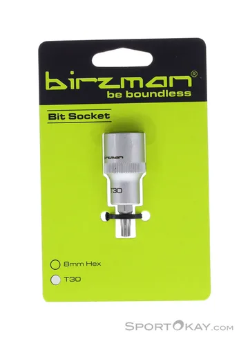 Birzman T30 Hex Bit Socket Werkzeug-Silber-One Size