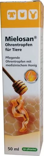 Mielosan Ohrentropfen für Tiere - Pflege Ohrreiniger 50ml