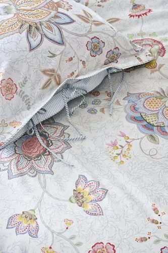 PiP Studio Bettwäsche Set Mumbai Morning, 3-teilig, Hellblau - Hochwertiges 3-teiliges Bettwäsche-Set aus 100% Baumwolle, ideal für einen erholsamen Schlaf. Mit stilvollem Design und angenehmer Haptik sorgt es für ein gemütliches Ambiente.