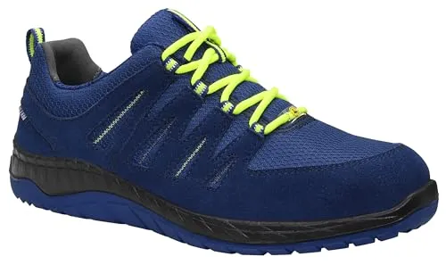 Sicherheitshalbschuh MADDOX DARKBLUE LOW ESD S3 729631 Größe 35 - Arbeits- & Schutzkleidung mit modischem Veloursleder-Obermaterial, atmungsaktivem Innenfutter und innovativem Infinergy® Sohlenkern für optimale Dämpfung und Energie-Rückgewinnung.