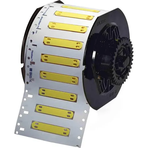 Brady B33-6010-7643-YL Heatex Schilder, Gelb, matt - Hochwertige Heatex Schilder in Gelb, matt, 60 x 10 mm, ideal für den Einsatz mit BBP33, i3300 und i5300. Robuste Qualität für professionelle Anwendungen.