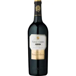 Baron De Chirel Rioja Reserva 2017 Riscal 0,75l - Rotwein mit intensiven Aromen von Dörrobst und Schokolade, komplexer Geschmack mit seidigen Tanninen und langem Abgang, 20 Monate im amerikanischen Barrique gereift.