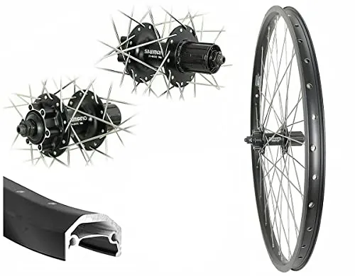 Hinterrad Andra 40 Disc 28" - 29" mit Shimano M475 - Laufrad für 28" und 29" Bikes, verstärkt bis 180 kg, ideal für schwere Lasten und robusten Einsatz. Made in Germany für höchste Qualität.