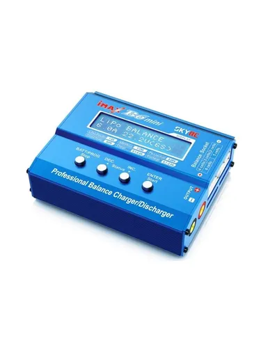 SkyRC Ladegerät B6 mini DC 1-6s 6A 60W - Ladegeräte für LiPo-Akkus, kompakt und leistungsstark mit 6A Ladeleistung für schnelle Ladezeiten.