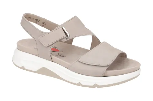 Gabor 86.885.43 Sandalette grau 38 EU (5 UK) - Sportliche Sandalette in Größe 38 aus grauem Leder, mit praktischem Klettverschluss für optimalen Halt und Komfort. Ideal für den täglichen Einsatz und vielseitig kombinierbar.