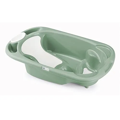 Baby-Badewanne Baby Bagno in Grün – Komfort für Ihr Baby - Geräumige Baby-Badewanne mit idealen Maßen (L 97 cm, B 52.5 cm, H 23 cm) und geringem Gewicht (1.9 kg). Ideal für angenehme Badezeiten.