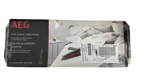 AEG AKIT15 Allergy Kit für CX7 - Hochwertiges Zubehör für Allergiker - Düsen für Staubsauger - Effektive Feinpartikel-Entfernung mit Matratzendüse, Möbelbürste und Fugendüse für ein staubfreies Zuhause und Auto.