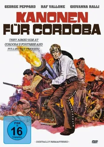 KANONEN FÜR CORDOBA DVD - Western-Film auf DVD, FSK 16, neu und originalverpackt – ein spannendes Abenteuer für Filmfans!