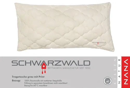 Hirsekissen Nana OBB -Kopfkissen 100% Hirseschalen - 100% Baumwolle - 40 x 80 cm