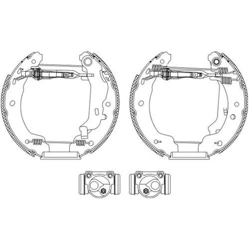 TEXTAR Trommelbremsbelag-Satz 84045700