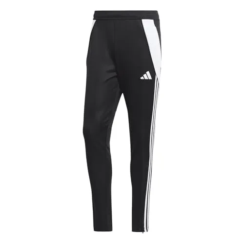 Adidas TIRO 24 SLIM TRAININGSHOSE - Schwarz, nachhaltig und funktional - Trainingshose aus 100% recyceltem Polyester, schmal geschnitten mit AEROREADY Technologie für ein trockenes Tragegefühl, ideal für sportliche Aktivitäten.