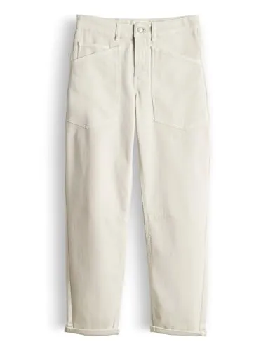 OPUS PANTS Damen Barrel Jeans Melly Breeze | Mid Rise Natural Glaze, Größe 42 L28 - Die OPUS Barrel Jeans kombiniert modisches Design mit hochwertigem Candiani Denim für optimalen Tragekomfort. Ideal für lässige Outfits und vielseitig kombinierbar. Stil und Qualität für moderne Frauen.