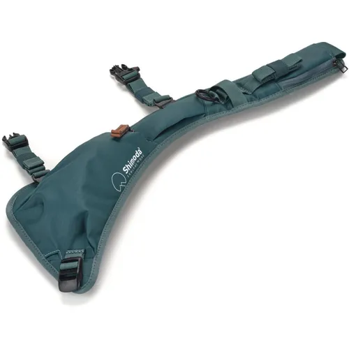 SHIMODA Capture Strap Explore in Blau - Robuster Kameragurt für den sicheren Transport Ihrer Kamera, ideal für Abenteuer und Outdoor-Aktivitäten.