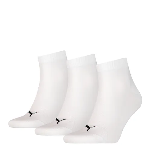 PUMA Unisex Quarter-Socken 3 Paar Gr. 43/46 | Socken | Strümpfe