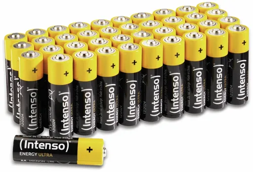 Intenso 7501520 Mignon (AA) - 2600 mAh Alkali-Mangan Batterie, langlebig und zuverlässig für alle Geräte