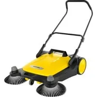 Kärcher Kehrmaschine S 6 Twin - 3000 m²/h Flächenleistung, ergonomischer Schubbügel und großer 38 l Kehrbehälter für rückenschonendes Kehren