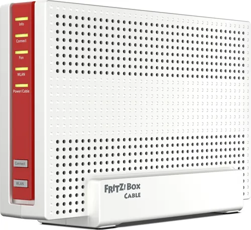 AVM FRITZ!Box 6690 Cable - High-Speed Router für Ihr Zuhause - Router mit DOCSIS 3.1 für blitzschnelles Kabelinternet, Wi-Fi 6 für bis zu 4.800 Mbit/s und integrierter Telefonzentrale. Ideal für modernes Home-Office und Streaming.