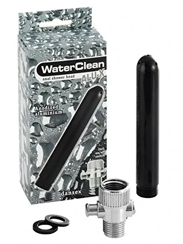WaterClean Alu-X Analdusche schwarz