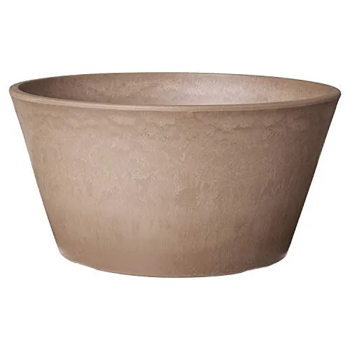 Arcadia Garden Products PSW Pot TD25TP Collection Pflanzgefäß für Sukkulenten, Bonsai, Feengärten, Kräuter, 25,4 cm, Taupe