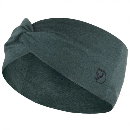 Fjällräven Abisko Wool Headband - Dark Navy (555) OneSize - Herren Mützen & Stirnbänder für Wanderer und Bergsportler, aus nachhaltiger Merinowolle, ideal für Trekking und Alltag, mit stylischem Knoten und optimalem Feuchtigkeitsmanagement.