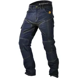 Trilobite Probut X-Factor Jeans - Blau - 34/32 - Motorradhosen aus abriebfestem Cordura® Denim mit Coolmax® für optimale Temperaturregulierung. Mit herausnehmbaren Protektoren und wasserdichter Membran ideal für alle Wetterbedingungen.