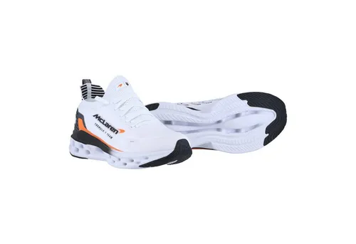 K-Swiss x McLaren F1 Impulse Tubes Lite Herren Sneakers - Sneaker mit technischem Strickobermaterial für optimale Luftzirkulation, ideal für intensives Training. Offizielles Schuhwerk des McLaren F1 Teams 2025, sorgt für Komfort und Stil.