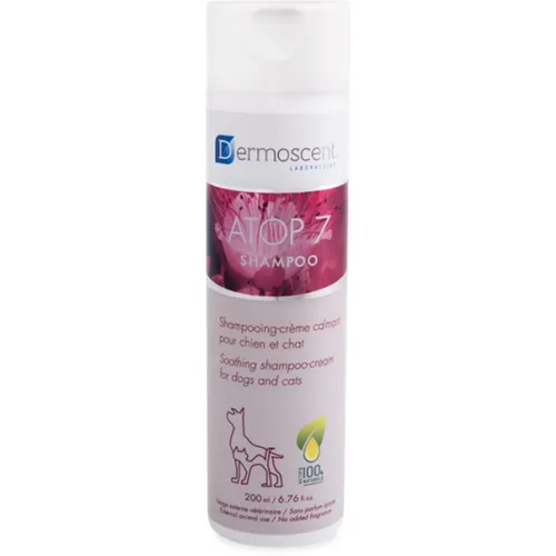 Dermoscent ATOP 7 Hundeshampoo gegen Juckreiz - Hundeshampoo für empfindliche Haut, beruhigt Juckreiz und Hautirritationen mit Omega 3 & 6 für eine feuchtigkeitsspendende Pflege.