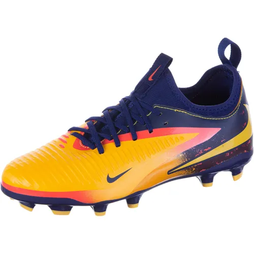 Kinder Fußballschuhe JR PHANTOM 6 LOW ACAD FG/MG - Unisex 36EU - Fußballschuhe für Rasen und Kunstrasen, bieten optimale Ballkontrolle und Traktion, inspiriert von Haalands Torjägermentalität.