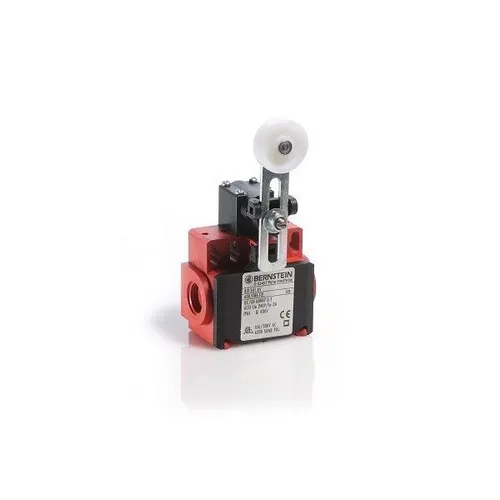 Bernstein Grenztaster BI2-SU1 AV Einzelpositionsschalter 6085186112 - Robuster Grenztaster für präzise Steuerung, mit verstellbarem Schwenkhebel, ideal für spezielle elektrische Anwendungen. Kompakte Bauform und zuverlässige Schaltfunktion.
