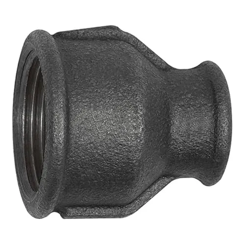 RIEGLER 133699-TFM 240-3438-S Muffe 240, red., Rp 3/4 i., Rp 3/8 i., Temperguss schwarz, 1Stk