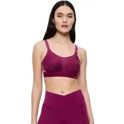 Triaction Extreme Lite N Sport-BH (80A Red Wine) - Funktionsunterwäsche mit perfekter Passform und sicherem Halt, atmungsaktiv und ausgestattet mit breiten Trägern für optimalen Komfort beim Sport.