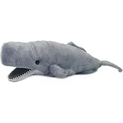 WWF Plüschtier Pottwal (28cm) lebensecht Kuscheltier Stofftier Wal Wassertier - Grau